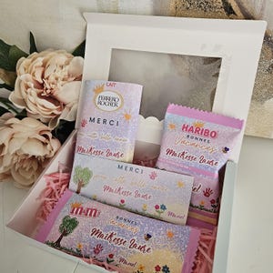 Maitresse Box gourmande personnalisée, Atsem, Aesh, Nounou Cadeau fin d'année