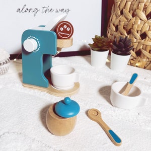 Kids Coffee Machine Toy Set Kitchen Toys Simulation Food Bread Coffee – Ash  Tree Coffee