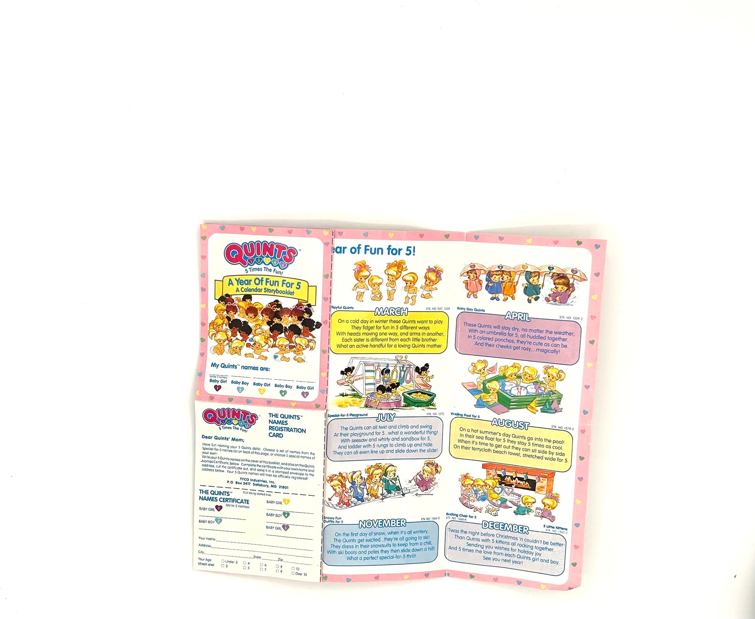 Vintage Quints Dolls Set Etsy