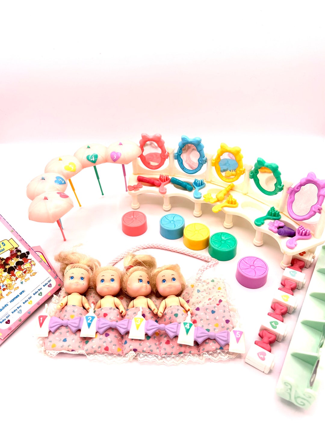 Vintage Quints Dolls Set Etsy