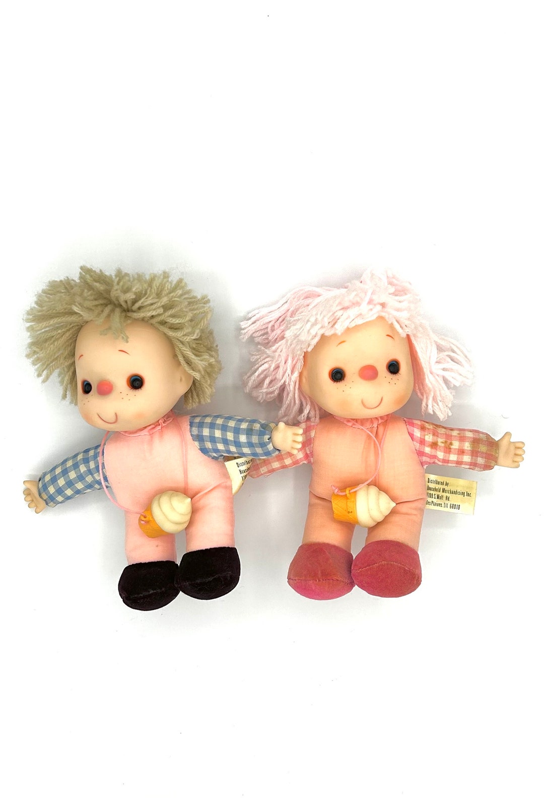 Vintage Ice Cream Dolls // Set of Two Etsy