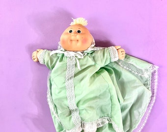 Cabbage Patch Kid Doll // Preemie Green