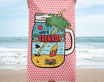 Cheers to Grenada Towel