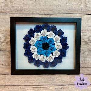 Blue Evil Eye Flower Box