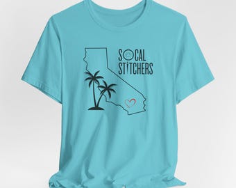 So Cal Stitchers, Unisex Jersey Kurzarm-T-Shirt