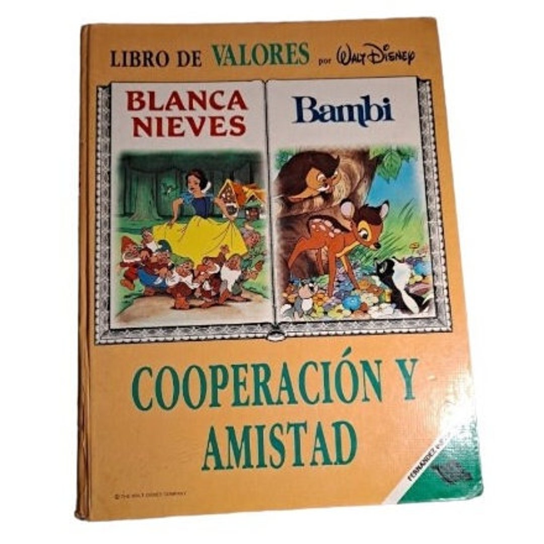 VTG 1989 Disney Libro De Valores Cooperaci n Y Amistad Etsy vtg-1989-disney-libro-de-valores-cooperaci-n-y-amistad-etsy