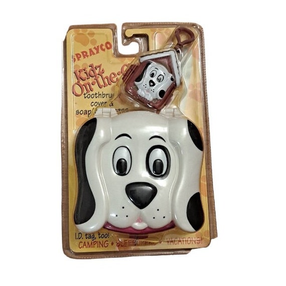 NIP VTG 2001 SPRAYCO Kidz On-The-Go Toothbrush Co… - image 1