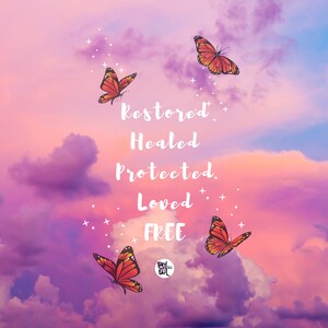 Phone Wallpaper - Restored, Loved, Protected, Loved, FREE