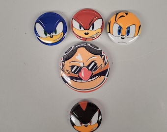 Sonic Character Buttons