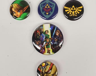 Legend Of Zelda Buttons