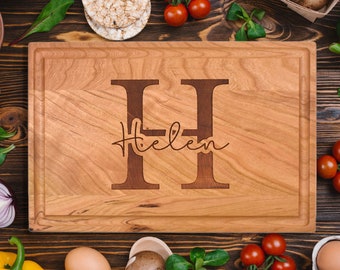 Engraved Engagement Present, Bridal Shower, Unique Valentines Day Gift, Bamboo Charcuterie Board, Personalized Cutting Board Wedding Gift.