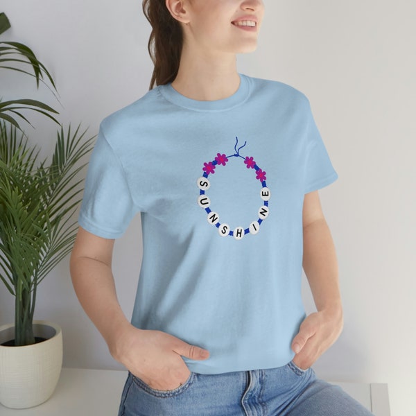 friendship bracelet shirt | sunshine - blue and pink | taylor swift inspired