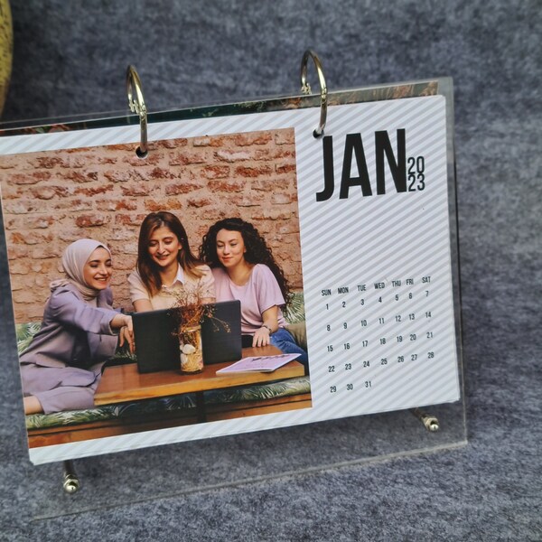 Photo Easel Calendar Etsy