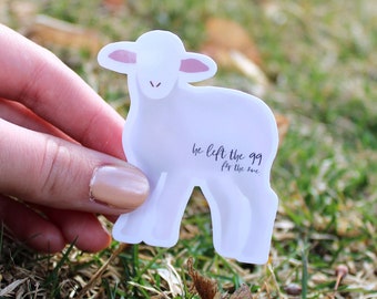 Lost Sheep Sticker | He Left the 99 for the One (Waterproof Vinyl)
