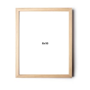 Ultra Thin Hardwood Picture Frame – Modern Gallery Style
