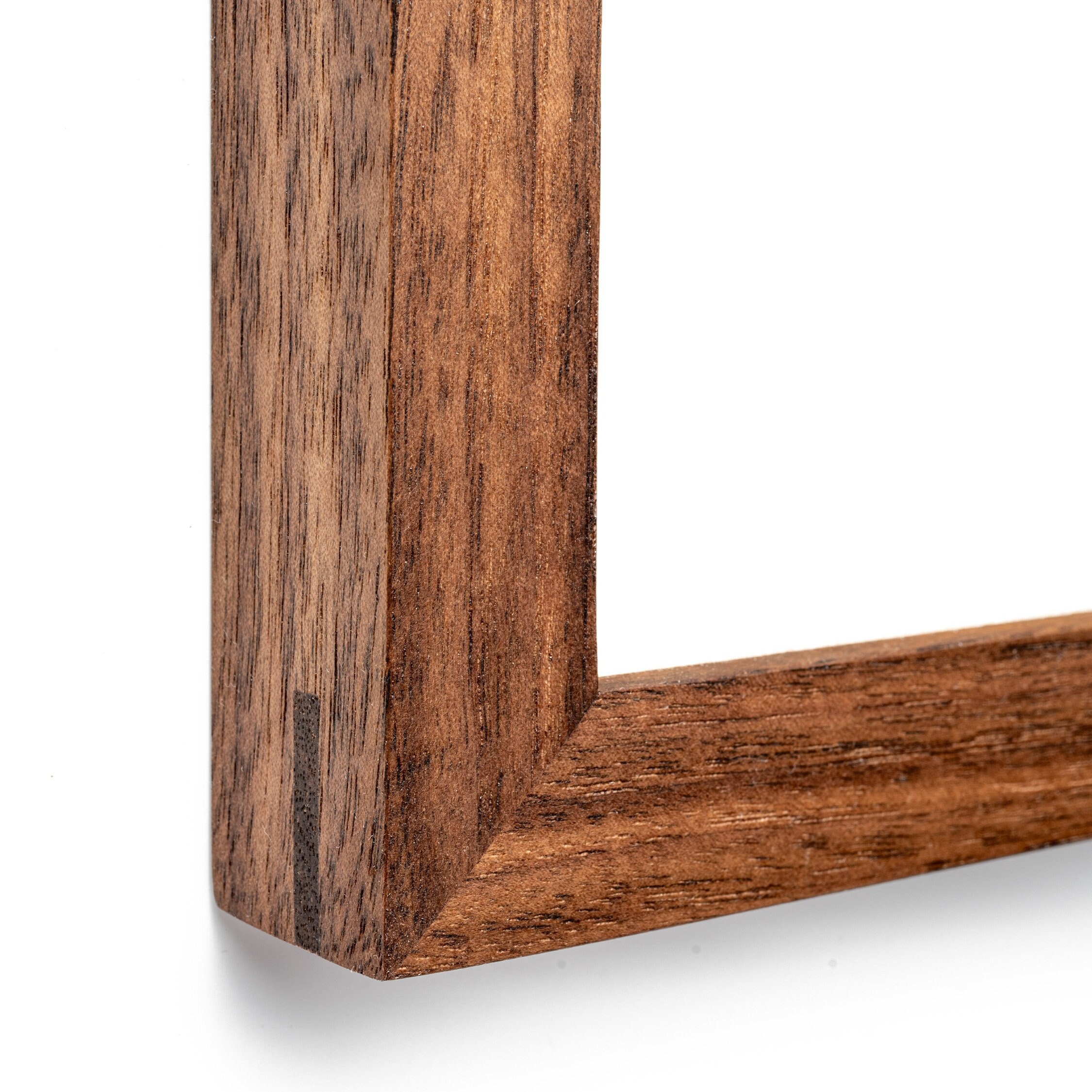 Hardwood Picture Frames Thin Gallery Style Standard and Custom Sizes Multiple Finishes ludlow Etsy