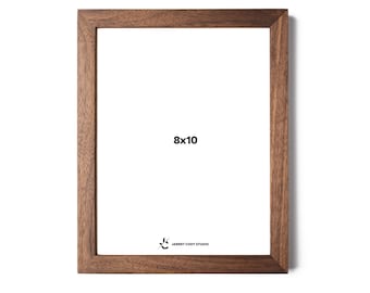 Hardwood Picture Frames - Thin Gallery Style - Standard and Custom Sizes - Multiple Finishes - "Ludlow"