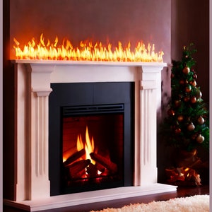 Fiery Wall Art for your Fireplace ,Elegant Fireplace Wall Decor,  Vintage Fireplace Wall Decorations ,Unique Fireplace Wall Accents