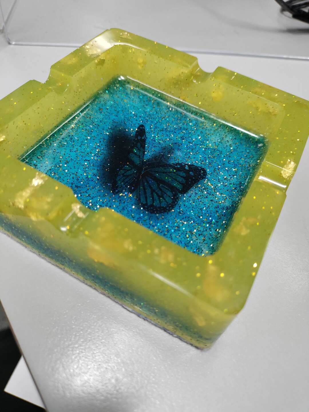 Butterfly Ashtray Etsy