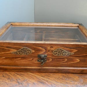 All purpose Wooden handmade Custom Home / Office / Collection / Jewelry / Curio case (Sold)