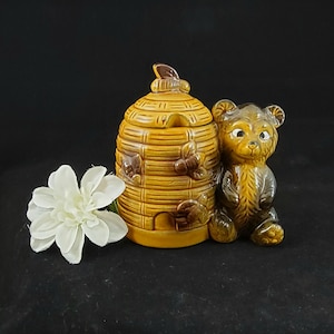 Vintage Armbee Honey Pot Oso y motivo de colmena
