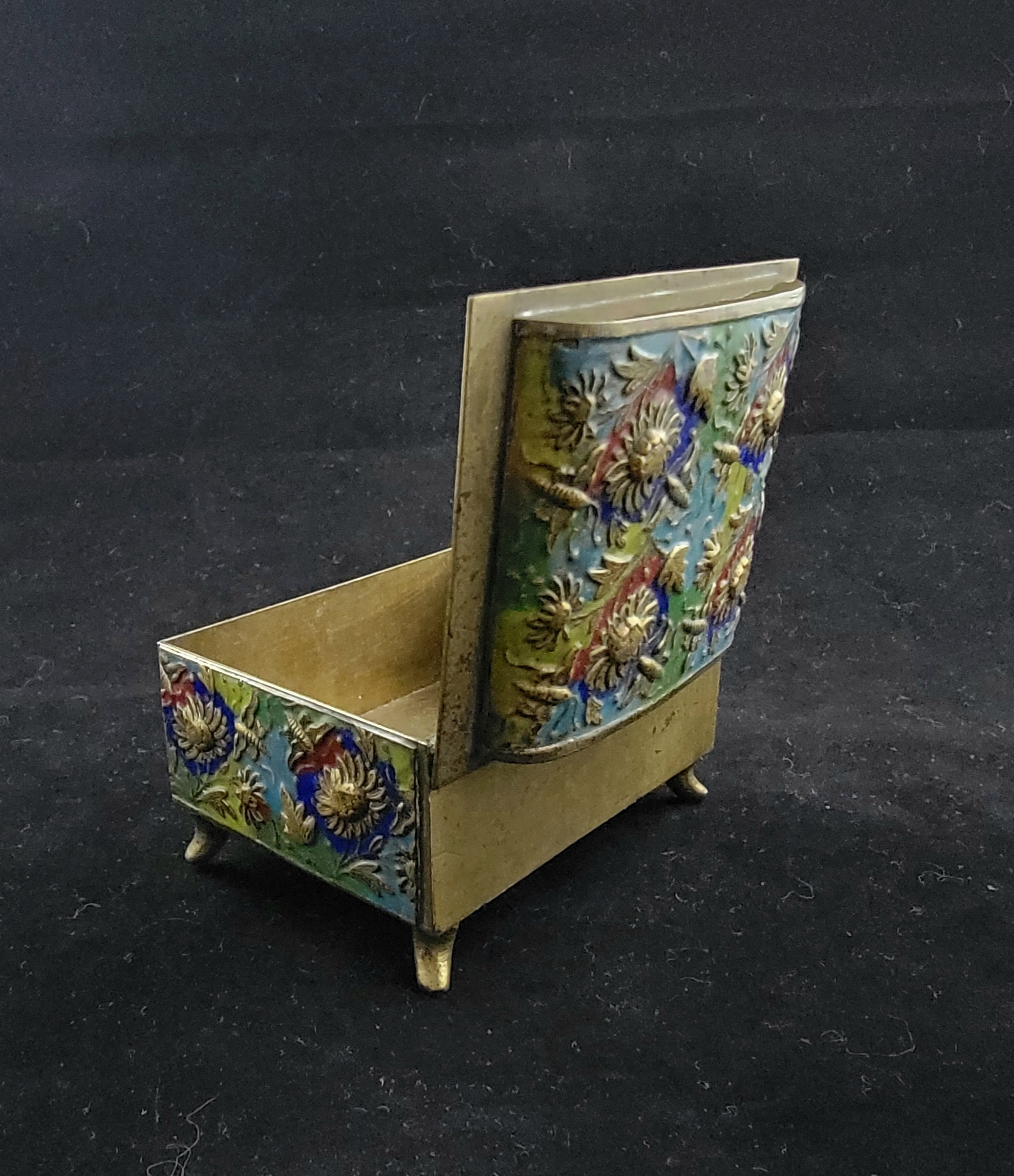 中国七宝焼きエナメルボックスアンティーク輸出宝石箱小物入れ - Etsy 日本