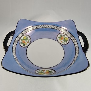 Vintage Noritake Blue Lusterware Bowl