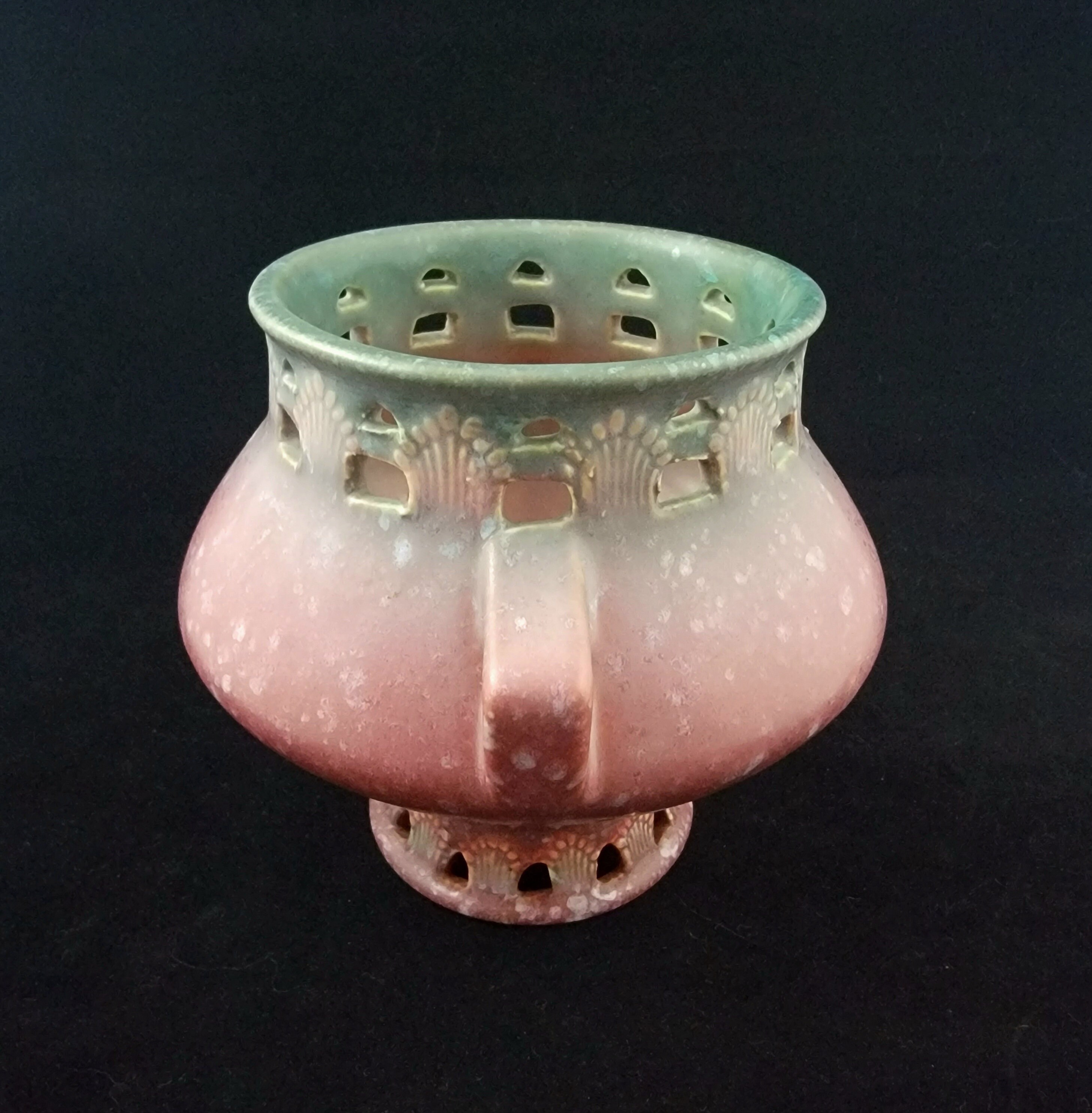 ヴィンテージ ローズビル 陶器 1930 年代 フェレラ 505-6 花瓶 - Etsy 日本