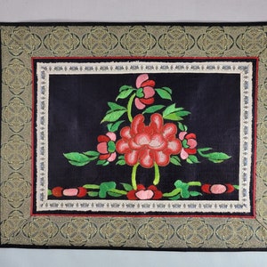 Vintage Chinese Silk Tapestry Dun Huang Wall hanging