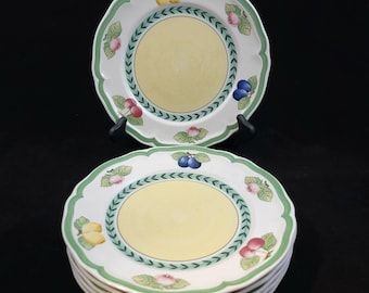 Villeroy & Boch Mariposa Plates (set of 3), Pastel Floral Bone
