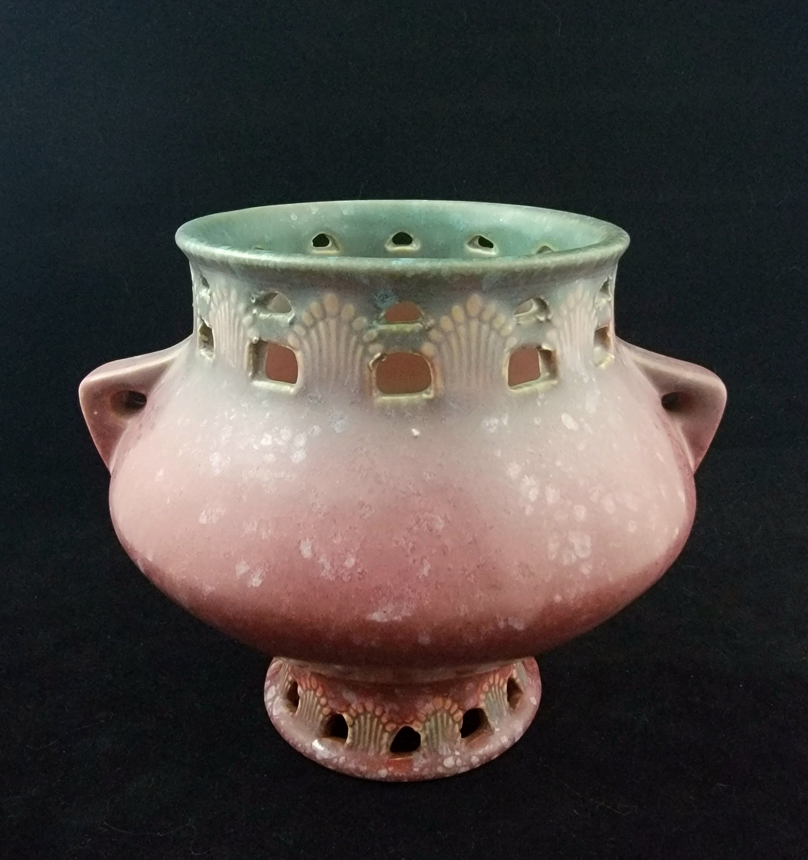 ヴィンテージ ローズビル 陶器 1930 年代 フェレラ 505-6 花瓶 - Etsy 日本