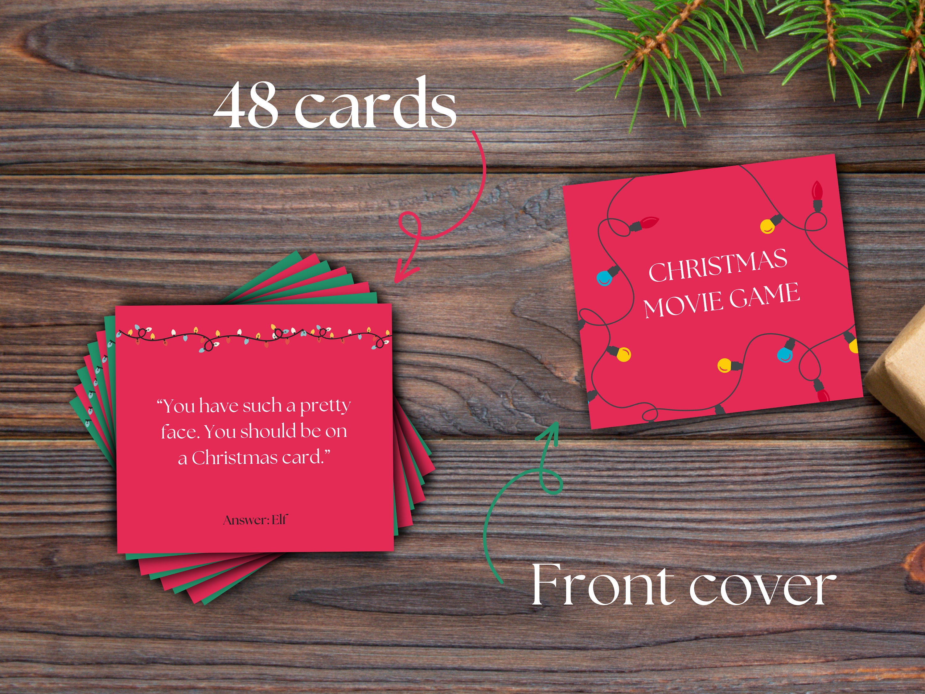 Name the Christmas Movie Game Printable Party Game for Families Instant