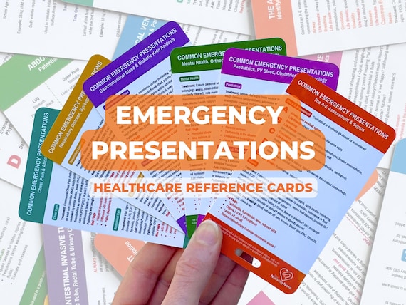 Emergency Nurse Reference Cards: ED Clinical Guide