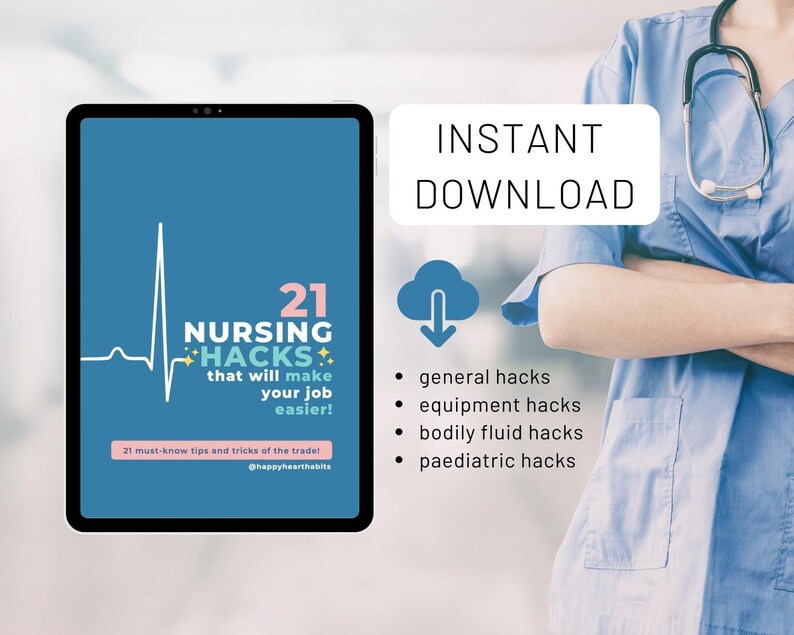 Nursing Hacks 21 Must Know Nursing Hacks to Make Your Job Etsy Australia