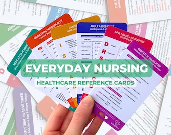 Nursing Reference Cards: Med-Surg, Critical Care, ISBAR