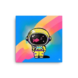 Under Water Naut Canvas