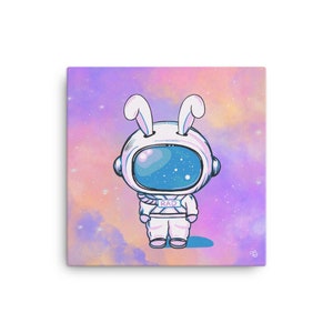 Rad Bunny Naut Canvas