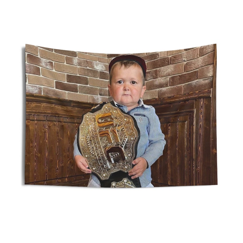 Hasbulla Champion UFC MMA Belt Wall Flag Tapestry Flag Etsy