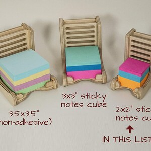 Sticky Notes Cube (2" X 2") and Pen Holder (includes Note Cube) by ...