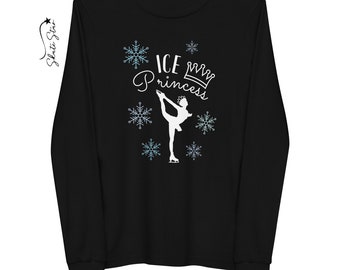 Children's long sleeve t-shirt for ice figure skating