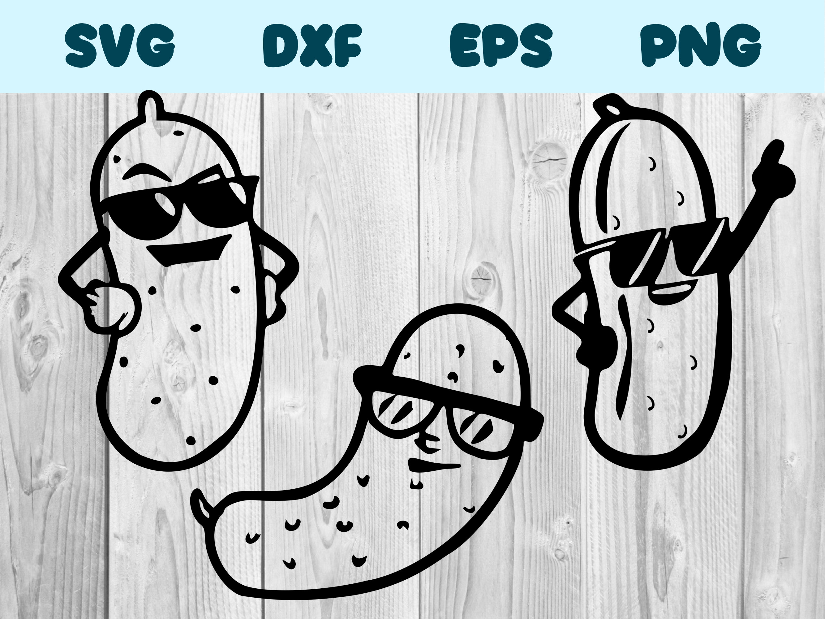 Pickle Clip Art Black And White