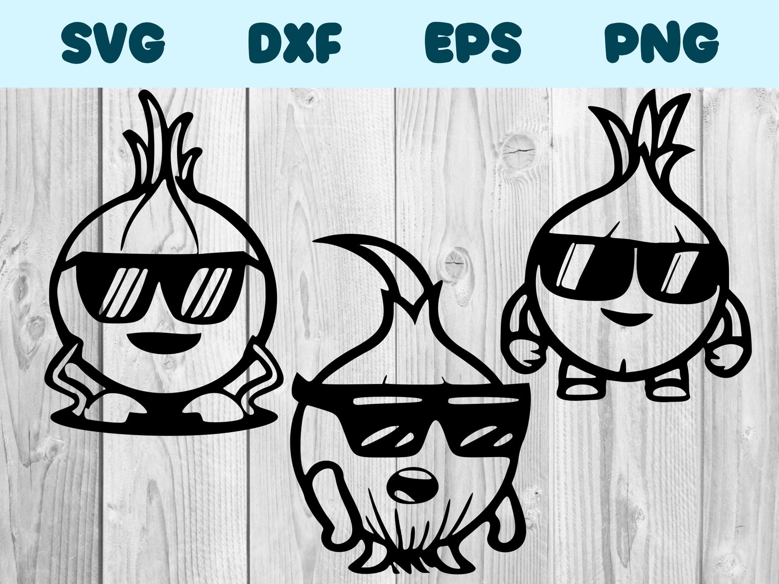 Onion With Glasses Svg Onion With Sunglasses Png Onion Wearing Etsy