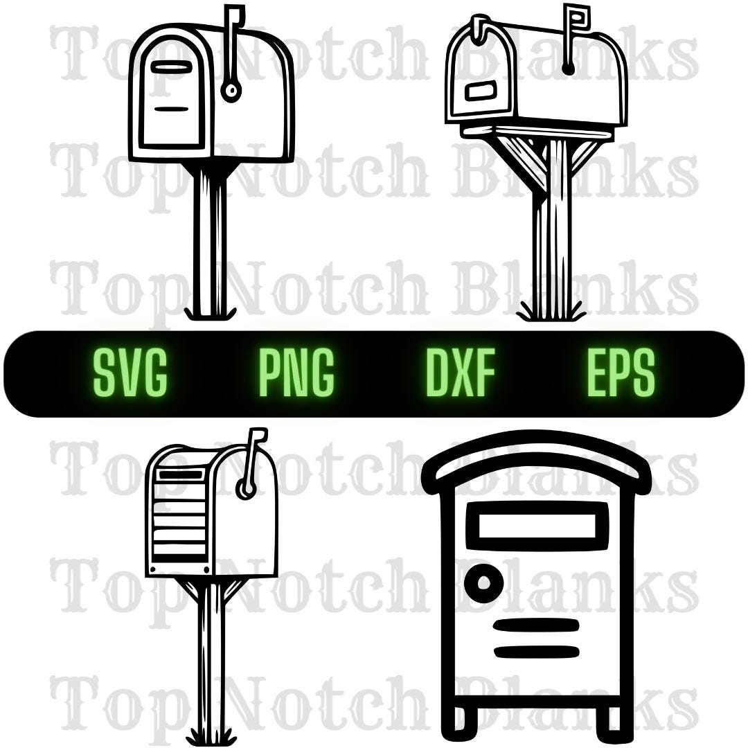 Mailbox SVG Bundle: Mail Clipart, Commercial Use (digital Download) - Etsy