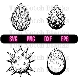 Huevo de Dragón Svg Badass Huevo Png Huevo de Cristal Clipart Huevo de Piedra Paquete Paquete Uso Comercial