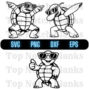 Turtle Dancing With Glasses Svg Turtle Dance Png Dancing Turtle Clipart Turtle Vector Bundle Pack #2 Commercial Use