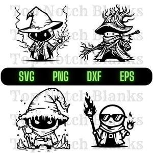 Elemental Wizard Svg Wizard Png Elemental Wizard Clipart Cool Wizard Vector Bundle Pack Commercial Use
