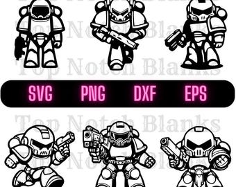 Space Marine Svg Space Marine Png Cool Space Marine Clipart Badass Space Marine Vector Bundle Pack Commercial Use