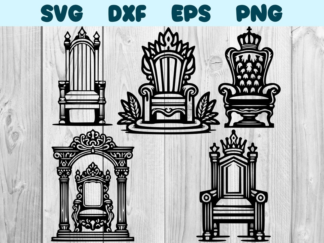 Throne Svg Cool Throne Png Throne Clipart Royal Throne Vector Bundle