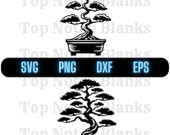 Bonsai Tree Svg Bonsai Tree Png Bonsai Tree Clipart Cool Bonsai Tree Bundle Pack Commercial Use