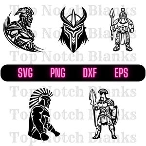 Warrior Svg Warrior Png Warrior Clipart Warrior Vector Bundle Pack Commercial Use